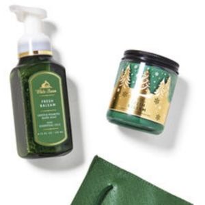 BATH AND BODY WORKS FRESH BALSAM GIFT BAG SET